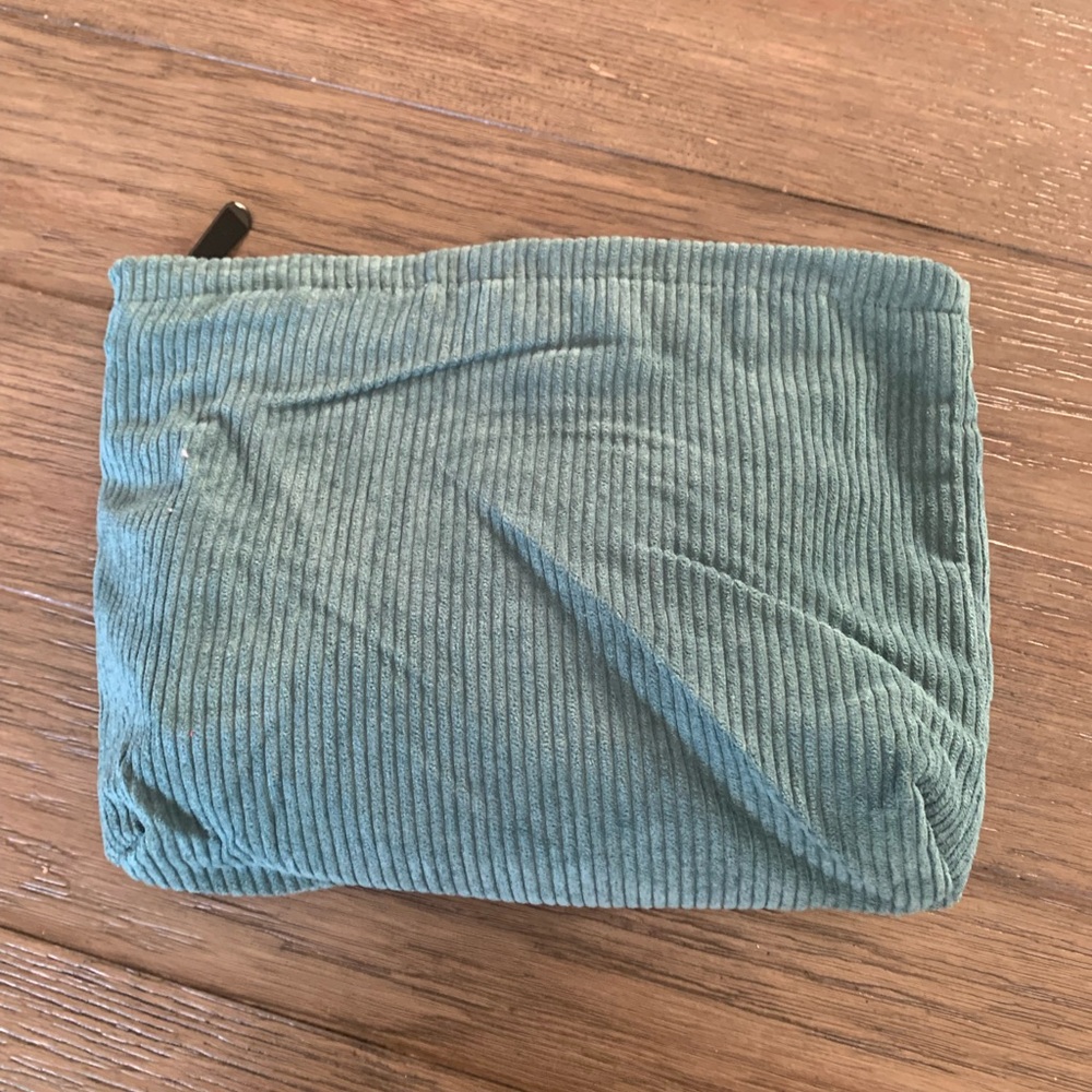 Corduroy Cosmetic Pouch with Eye Patch 
9”x 7 1/2” 6 available specify color - Picture 11 of 13
